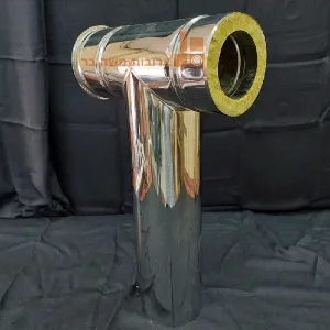 T מבודד לארובה לפינוי עשן