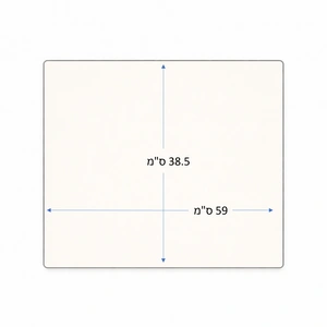 זכוכית לקמין לפי מידה לדגם Godin Royal