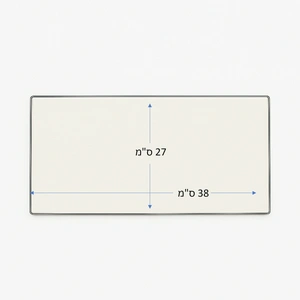 זכוכית לקמין לפי מידה לדגם Gotul F 100