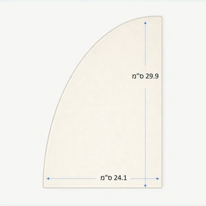 זכוכית לקמין לפי מידה לדגם Jotul F 600