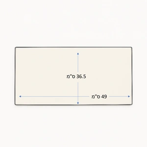 זכוכית לקמין לפי מידה לדגם Kratki Maja Antek