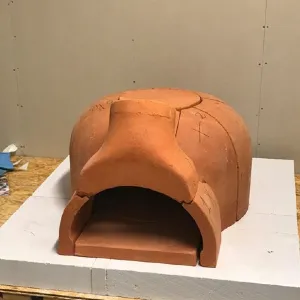 ליבת חמר טבעי לטאבון לחצר לבנייה עצמית