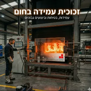 זכוכית קרמית עמידה בחום Robax בבדיקת עמידות בטמפרטורה גבוהה
