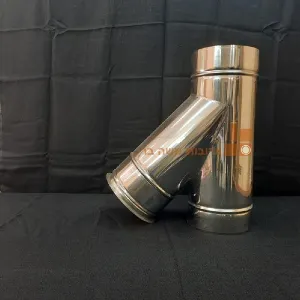מחבר Y נירוסטה לארובה