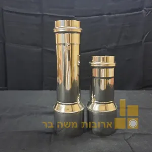 מתאם נירוסטה לקמין פלט