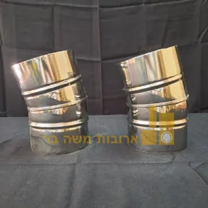זווית נירוסטה 15 מעלות לארובה
