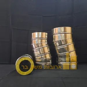 זווית נירוסטה 15 מעלות מבודדת לארובה