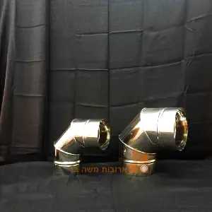 זווית נירוסטה 90 מעלות לארובה